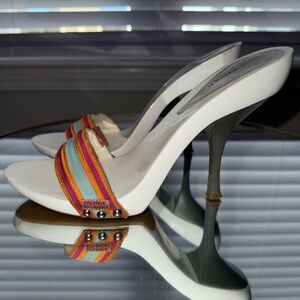 Steve Madden White Kitty Heels 👠